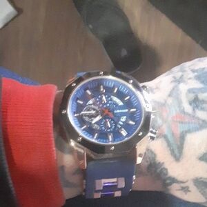 Blue Men's Watch